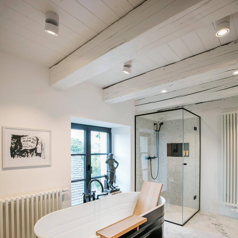 EGGER LICHT EGGER DLS SPOT POUR PLAFOND LED CLIPPO, DIM-TO-WARM, BLANC