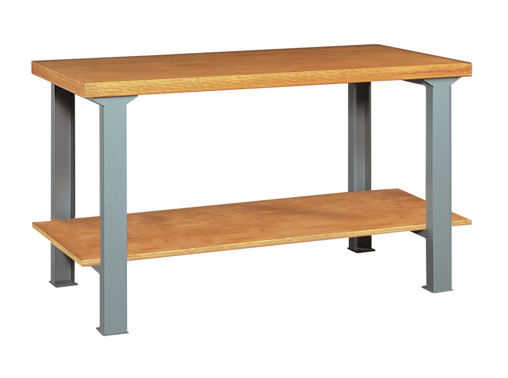 ETABLI ATELIER AVEC ÉTAGÈRE INFÉRIEURE - LONGUEUR 3