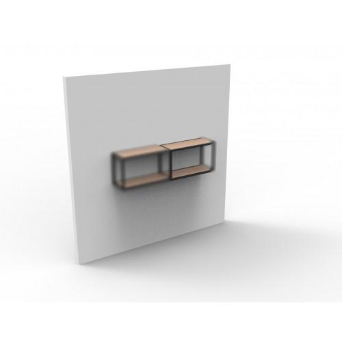 EXTENSION HORIZONTALE POUR ÉTAGÈRE MODULABLE AIRGO - 579 X 350 X 243 MM SEED