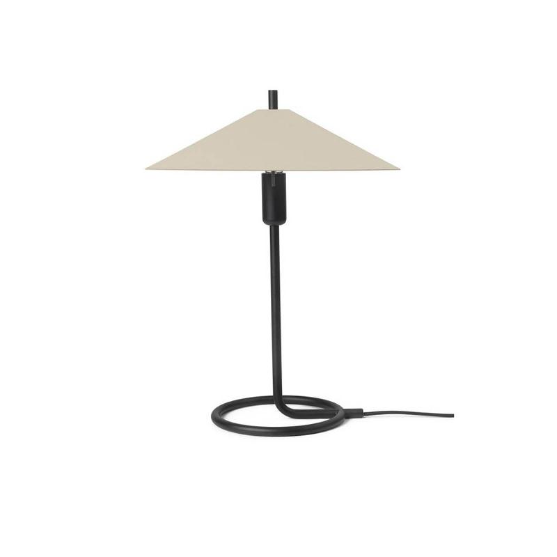 FERM LIVING LAMPE À POSER FILO, BEIGE, ANGULAIRE, FER, 43 CM