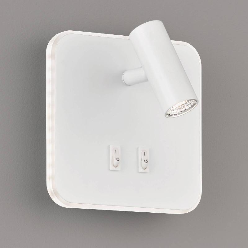 FISCHER & HONSEL APPLIQUE LED MILA AVEC 2 INTERRUPTEURS, BLANCHE
