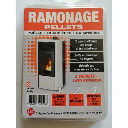 GRANULÉS POUR RAMONAGE POÊLES À GRANULÉS ASSISTANCE CHIMIQUE