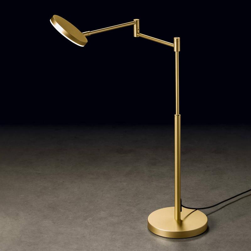 HOLTKÖTTER PLANO T LAMPE TABLE LED LAITON ANODISÉ
