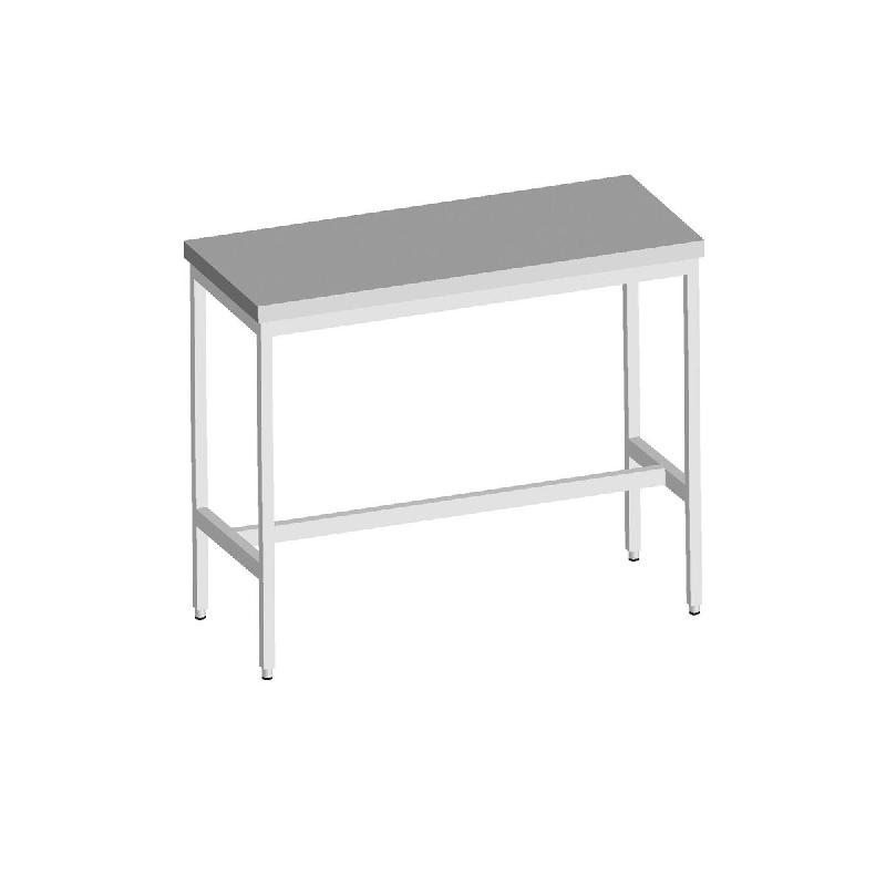 ITALCONCEPT L2G Table Inox Soudee Centrale, 850 x 800 x 1600mm - 3616350013347_0