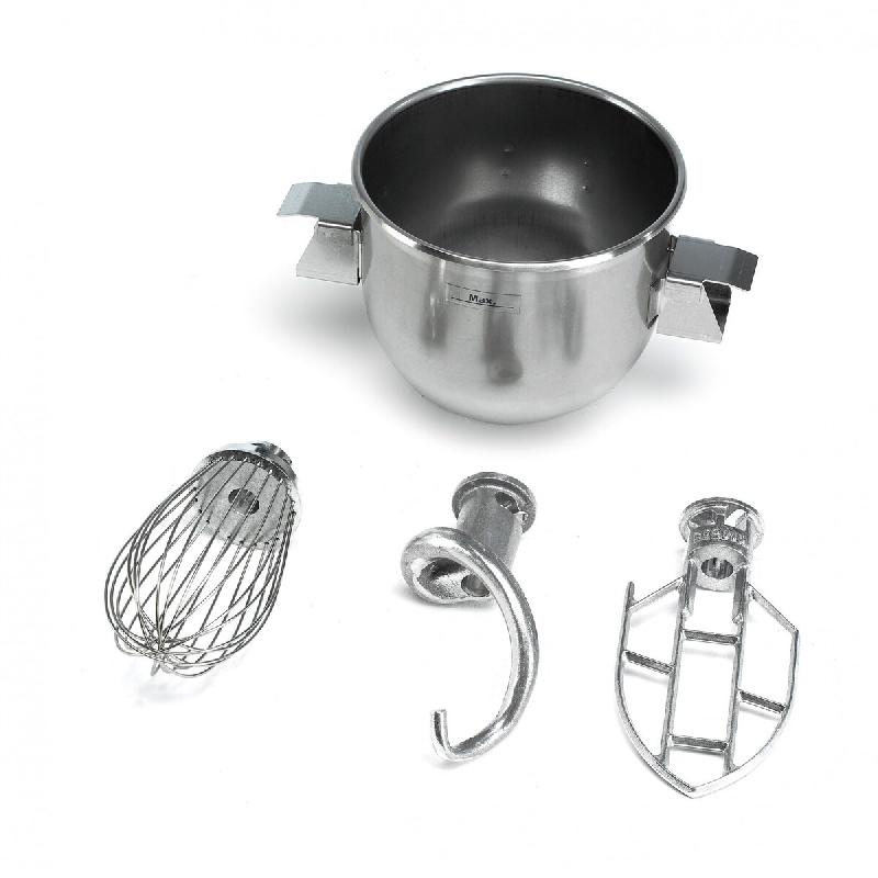 Kit de réduction 10L BM-22 pour batteur mélangeur planétaire | Inclus : cuve et 3 ustensiles pour petites productions | Sammic - multi-matériau 15_0