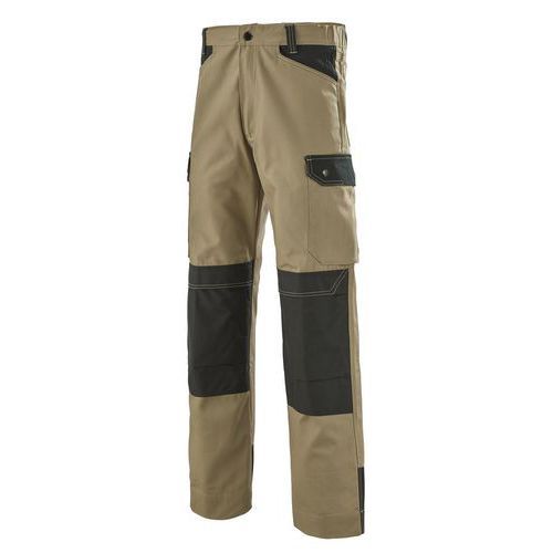 PANTALON DE TRAVAIL KARGO PRO MARRON / NOIR 4 - CEPOVETT SAFETY