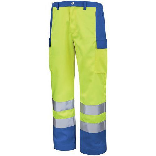 PANTALON FLUO BASE XP 9B81 - JAUNE FLUO / BUGATTI - 3 - CEPOVETT SAFETY