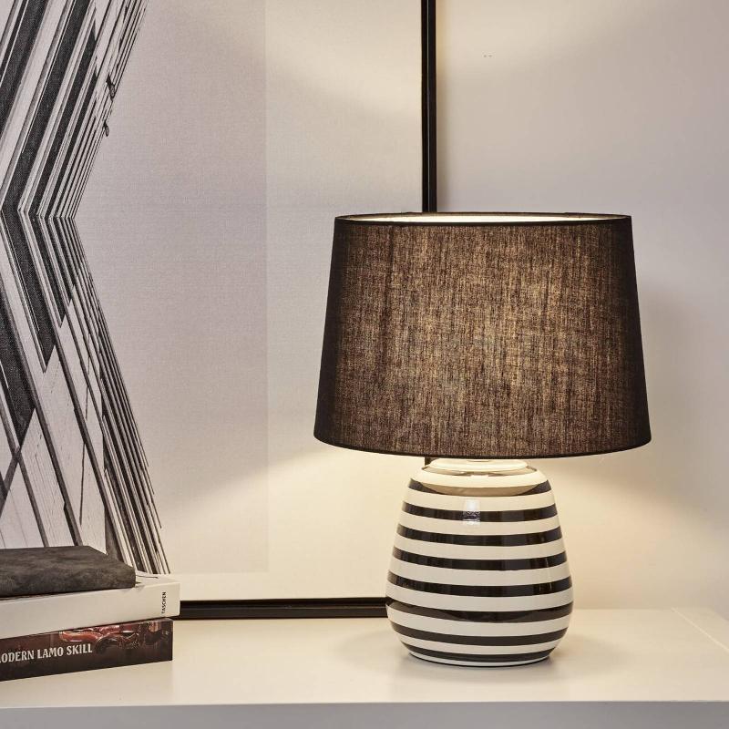 PAULEEN DRESSY SPARKLE LAMPE À POSER ASPECT STRIÉ