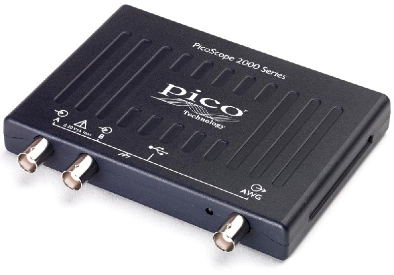 OSCILLOSCOPE USB DE POCHE 2 VOIES, 100MHZ, 1GECH/S, 128MPTS & GÉNÉ ARBITRAIRE - AVEC - PICOSCOPE2208B