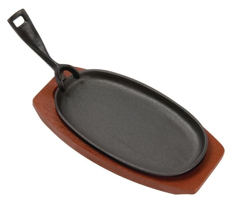 POÊLE DE SERVICE OLYMPIA AVEC DESSOUS-DE-PLAT 24X14 CM - LOT DE 2