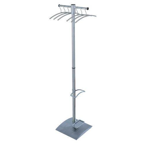PORTEMANTEAU SUR PIED ARGENT TYPE:G12 H:174 CM - KERKMANN