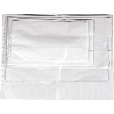 Sac à soufflets kraft blanc 23 x 36 x 8 cm - fibres vierges - marque Cenpac_0