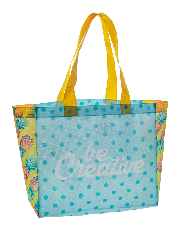 Sac shopping publicitaire - anses longues - 80 gr/m² - personnalisable en sublimation_0