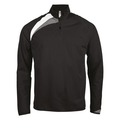 SWEAT 1/2 ZIP TRAINING NOIR