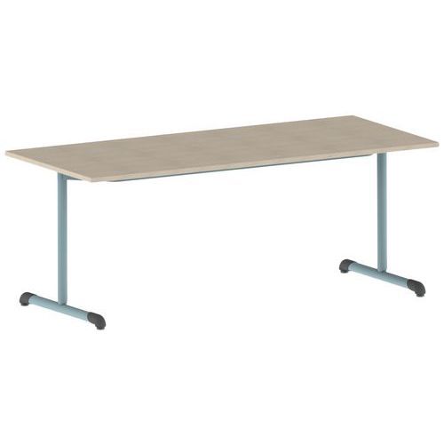 TABLE BANDANA 180 X 80 CM FIXE T5 STRAT ÉRABLE LAGON 6027 - MOBIDECOR