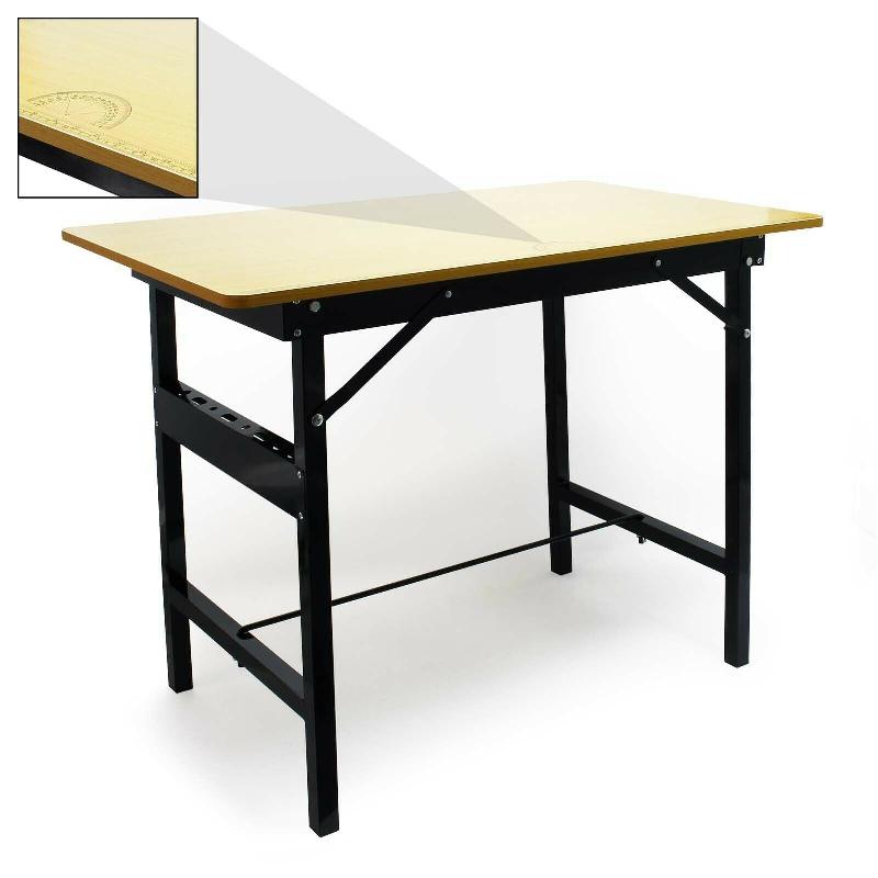 Table de travail pliable - Établi 150kg max - Surface avec règle et rapporteur - Réf. 16_0002924_0
