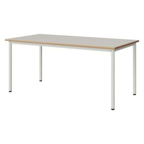 TABLE MALIBU 160X80 T5 4P STRA ALAISÉ BLC SEL W911/BLC 9016