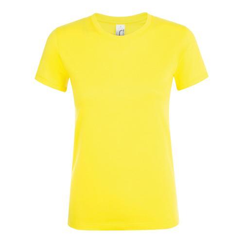 TEE-SHIRT PERSONNALISABLE CITRON FEMININ CLASSIC 150G