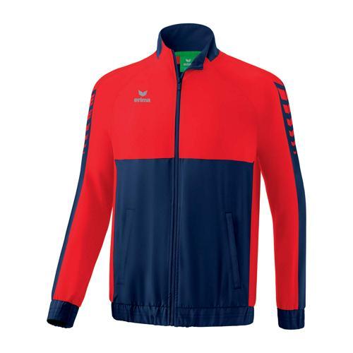 VESTE DE SURVÊTEMENT - ERIMA - SIX WINGS NAVY/ROUGE