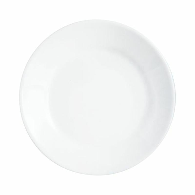 ASSIETTE PLATE ROND BLANC VERRE Ø 22,5 CM RESTAURANT BLANC ARCOROC