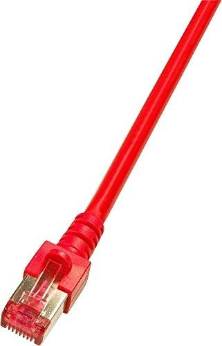 EFB Elektronik - Câble RJ45 Cat6 S/FTP 7,5m - Rouge - Connecteurs plaqués or_0