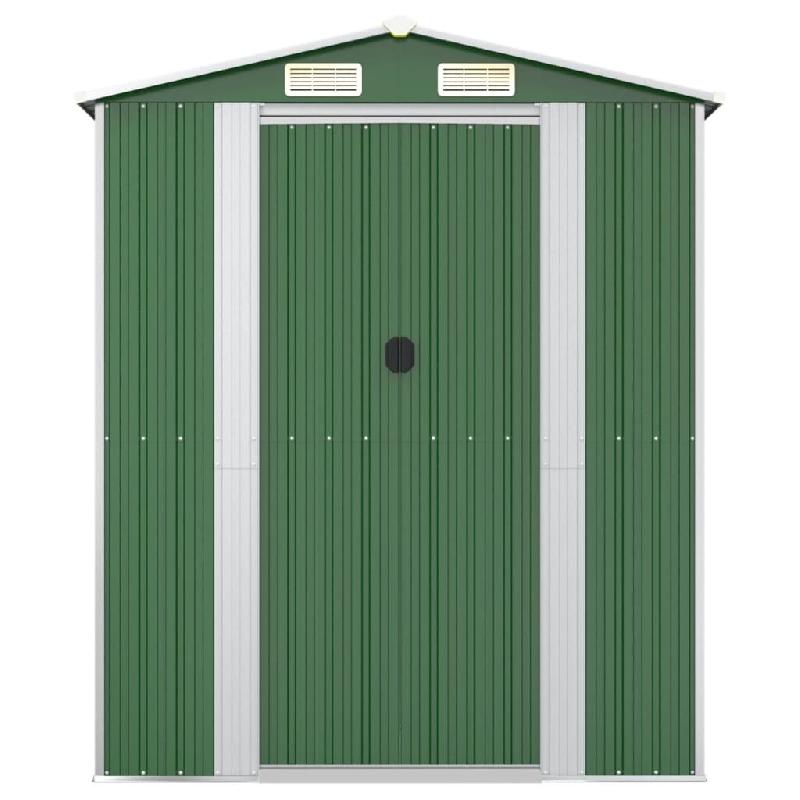 Abri de jardin Vert 192x274x223 cm Acier galvanisé Modèle Atlas Line Élite - 8720845581886_0