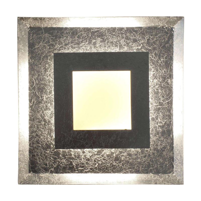 ECO-LIGHT APPLIQUE LED WINDOW, 39X39 CM, ARGENTÉE