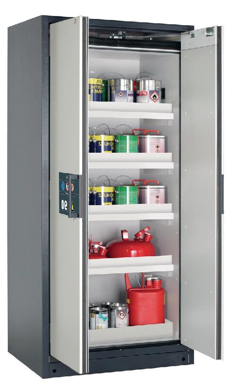 ARMOIRE SÉCURITÉ Q-PEGASUS-90 Q90.195.090.WDAC GRIS/GRIS - MANUTAN COLLECTIVITÉS