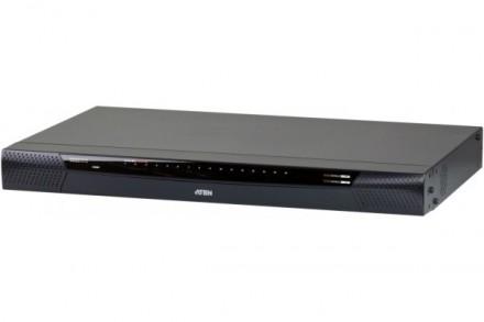 ATEN KN1116V - Switch KVM 16 ports RJ-45 CAT5 avec double alimentation et double accès IP_0