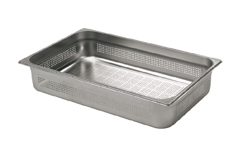 BAC GASTRO INOX 1/1 PERFORÉ - H 65 MM
