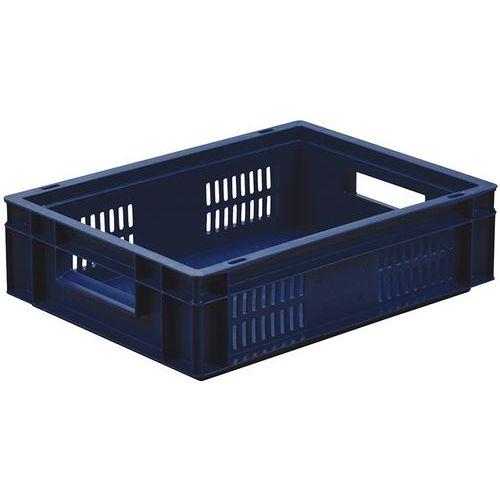 BAC GERBABLE NORME EUROPE 10 L PAROIS AJOURÉES FOND PLEIN 400X300X114 - MANUTAN EXPERT
