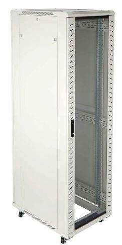 Baie réseau 600mm de large 15U à 47U - BCC6XYY - Porte en verre, capacité 600kg, pour données, sécurité, audiovisuel et télécommunications_0