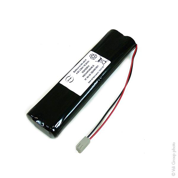 Batterie industrielle NiMH 4x 4/3A 4S1P ST5 - 4.8V 3.8Ah - Connecteur Molex - Marque NX et cellules Varta_0