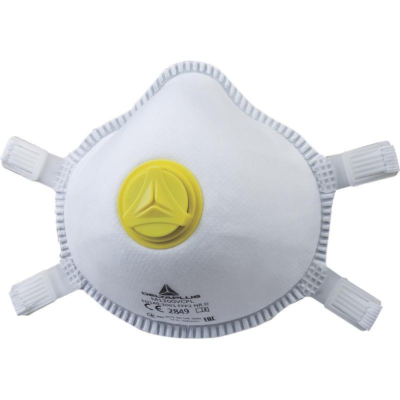 Boîte de 5 masques FFP2 format coque avec valve - M1200VPLUS - Delta Plus Group_0