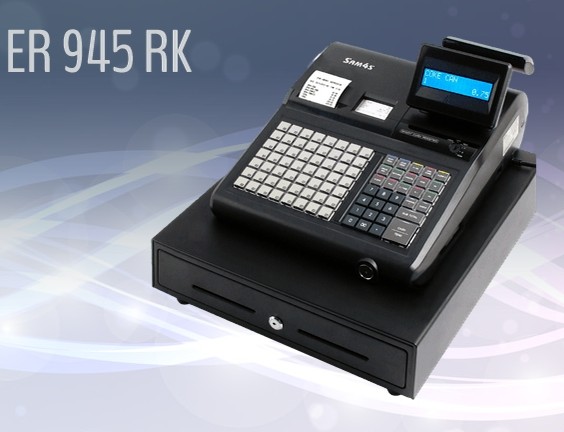 Caisse alphanumérique Sam4s ER945 RK - clavier à touches, 2 imprimantes thermiques et tiroir métal_0