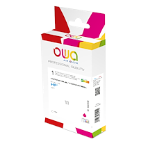 CARTOUCHE D'ENCRE REMANUFACTURÉE OWA - STANDARD - MAGENTA - POUR HP 11 M