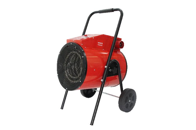 Chauffage électrique de chantier soufflant orientable 15kW 400V mobile MW Tools WEL15T_0