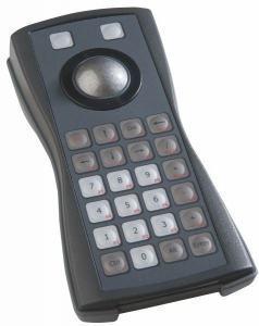 Clavier industriel portatif avec trackball 38mm - 26 touches - IP65 USB - Référence: KBMT26S1USB_0