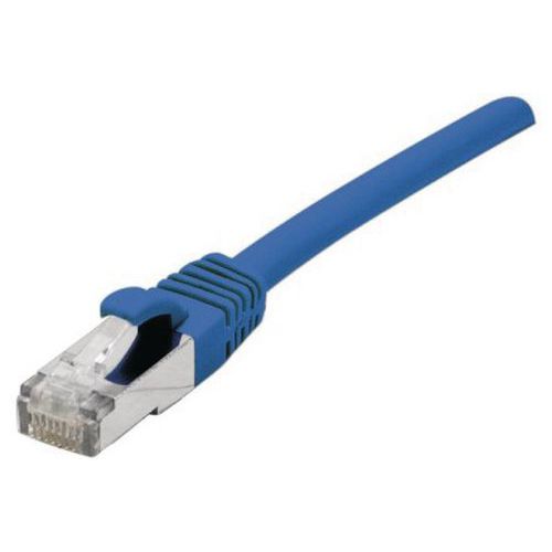 CORDON PATCH RJ45 S/FTP CAT 6 2 MÈTRES BLEU