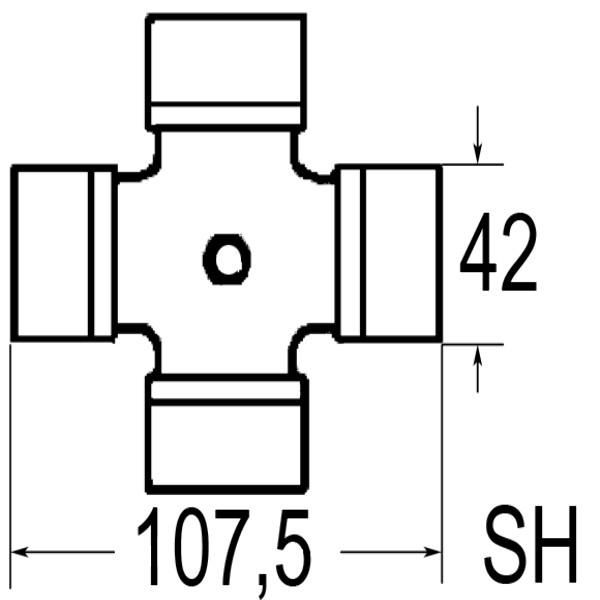 CROISILLON 42X107,5 SFT4120N 50H BYPY
