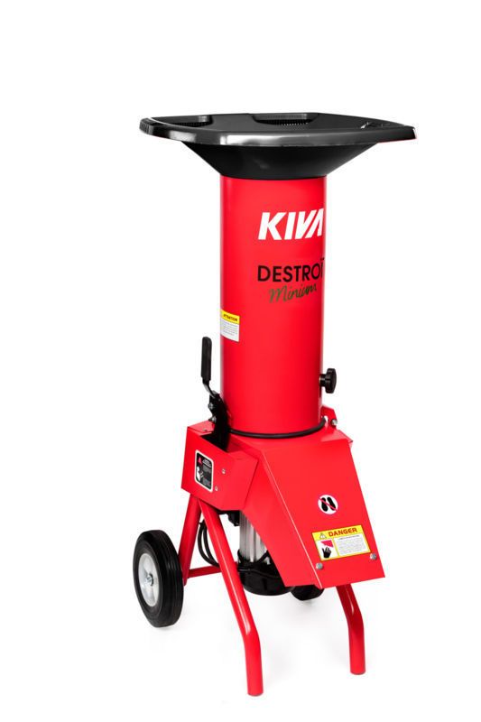 Destroï Minium - Broyeur de végétaux électrique 2400W - Kiva - Régime moteur 2800 tr/min - Capacité 40 mm - Châssis acier_0