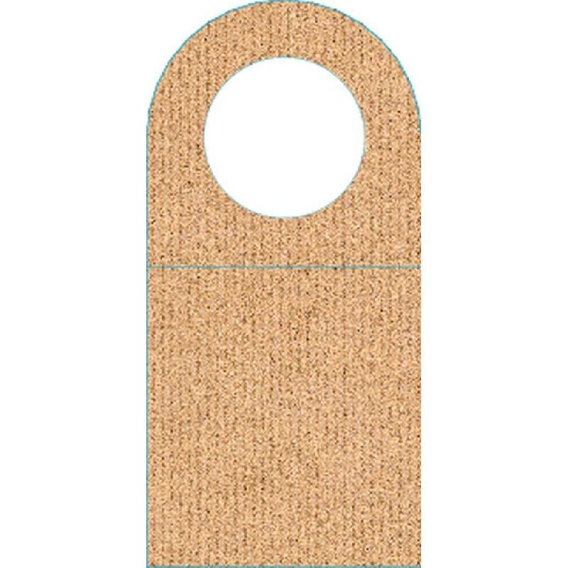Étiquette goulot bouteille en carton 55x113mm - paquet de 100 - impression kraft recto verso_0