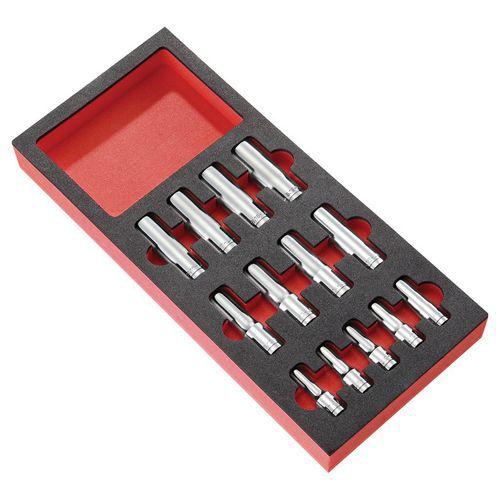 FACOM 1 MODULE MOUSSE DOUILLES LONGUES 6 PANS FACOM