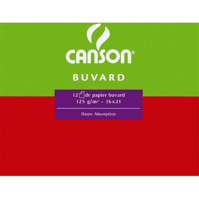FEUILLE DE PAPIER BUVARD CANSON 91123 - 250G - 50X65CM - BLANC - LOT DE 25
