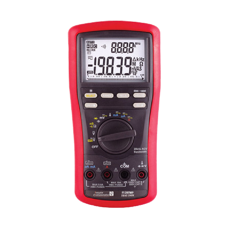 FI287MP - Multimètre numérique portable TRMS AC, 20 000 points avec fonction VFD et précision élevée_0
