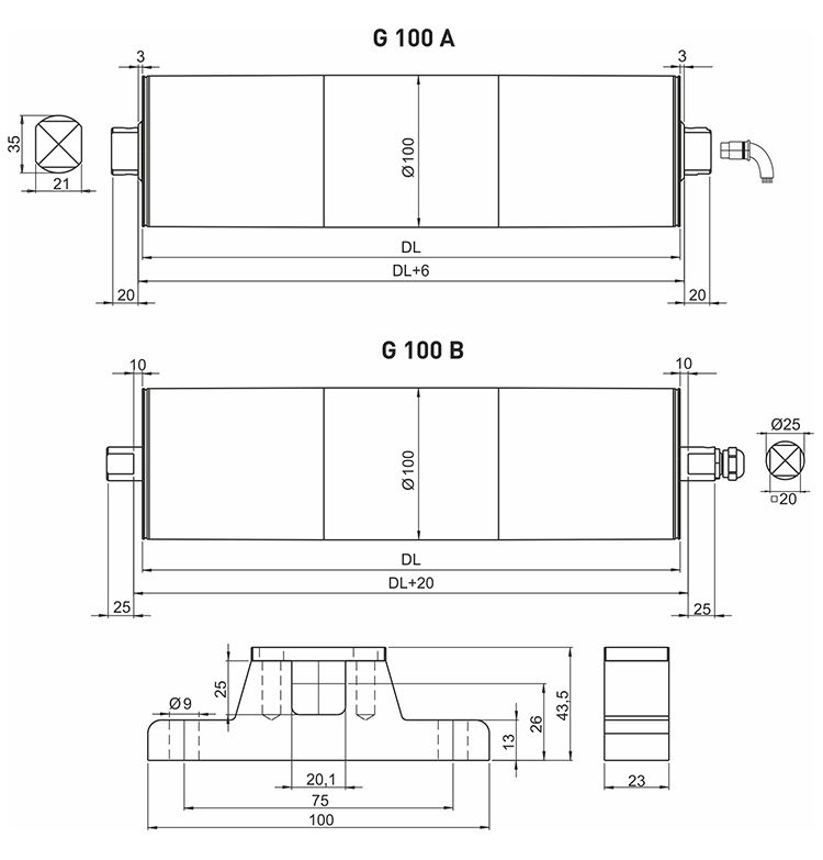 G100 - tambours moteurs - gesto drum motors - vitesse 0.07 à 1.24 m/s_1