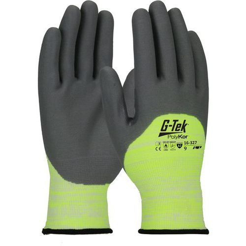 GANTS ANTICOUPURE ANTI-COUPURE B ENDUCTION 3/4 NITRILE AVEC RENFORT - 9