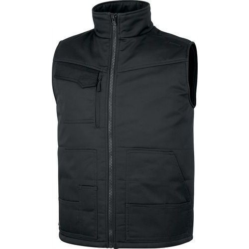 GILET DE TRAVAIL SANS MANCHE STOCKTON3 GRIS/GRIS - L - DELTA PLUS