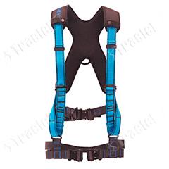 HARNAIS DE SÉCURITÉ ANTICHUTE HT55 BLEU/NOIR TM/L - TRACTEL - 65602