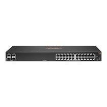HPE ARUBA NETWORKING 6100 24G 4SFP+ GÉRÉ L3 GIGABIT ETHERNET (10/100/1000) 1U NOIR